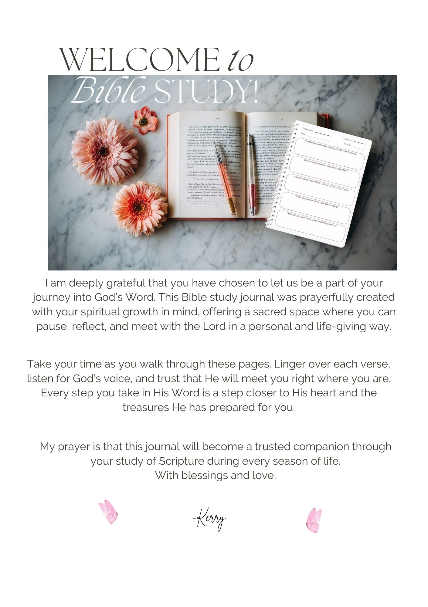 Bible Study Journal (Quiet Palm): A Creative Christian Workbook: A Simple Guide To Journaling Scripture