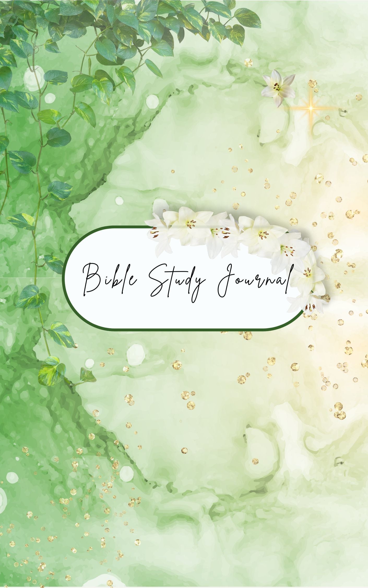 Bible Study Journal (Quiet Palm): A Creative Christian Workbook: A Simple Guide To Journaling Scripture