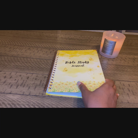 Bible Study Journal (Mellow Yellow): A Creative Christian Workbook: A Simple Guide To Journaling Scripture