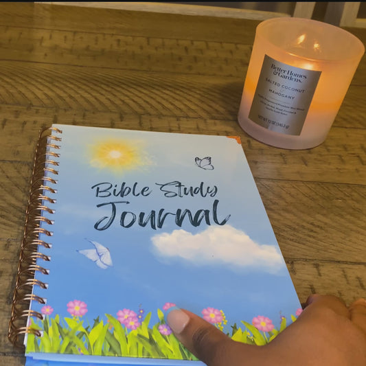 Bible Study Journal (Joyful Noise): A Creative Christian Workbook: A simple guide to journaling scirpture.