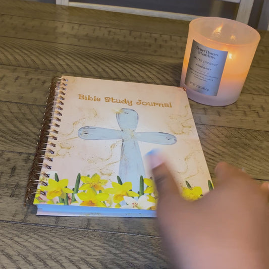Bible Study Journal (Fall at the Cross): A Creative Christian Workbook: A simple guide to journaling scirpture.